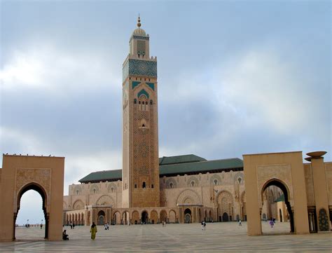 Hassan Ii Mosque In Casablanca Morocco Encircle Photos