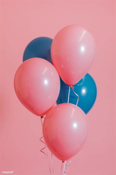 Download Premium Image Of Pink And Blue Balloons For A Birthday Party