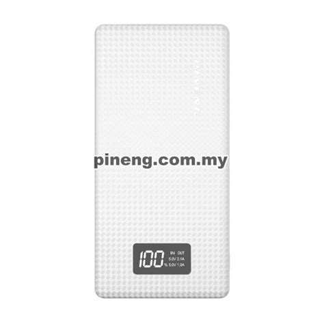 Order at pineng malaysia for 1 year warranty! PINENG PN-963 10000mAh Lithium Polymer Power Bank - White