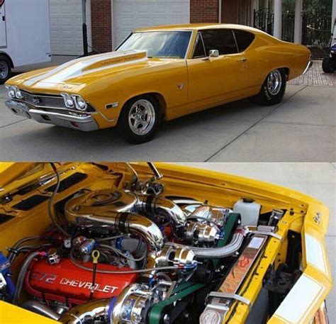 1968 Chevelle With A Twin Turbo 572 Big Block Chevy Muscle Cars