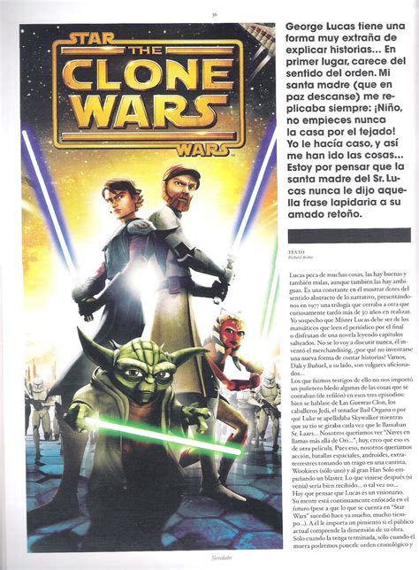 LA ANIMACION ESCRITA Edición Limitada nº 64 Star Wars The Clone Wars