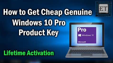 Genuine Windows 10 Pro Product Keys On Discount Youtube