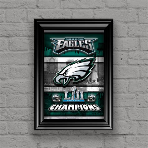 Philadelphia Eagles Super Bowl Championship 2018 Poster Philadelphia