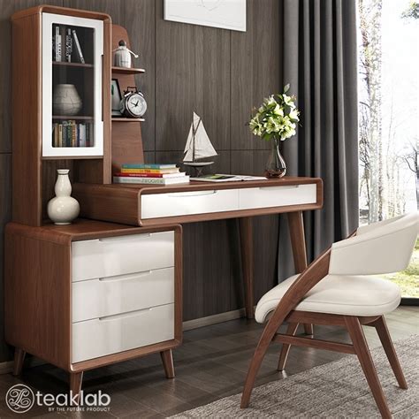 Those of you who like to keep things simple with a minimalistic style of interior design this study table design is just right. Buy Modern Teak Wood Design Study Table / Desk With Chair Online | TeakLab