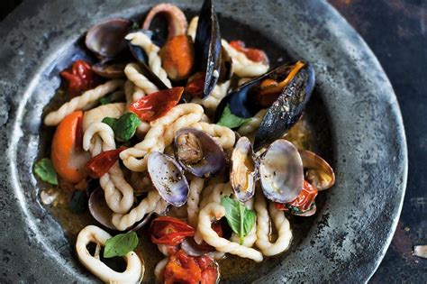 Sardinian Spiral Ring Pasta With Seafood The Times