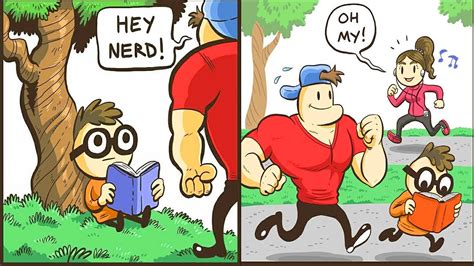 Nerd And Jock Webcomic Dub Hilarious Comics 1 Youtube