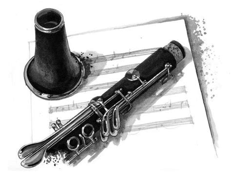 Clarinet Print By Ashleysilvernell On Etsy Clarinet Clarinet