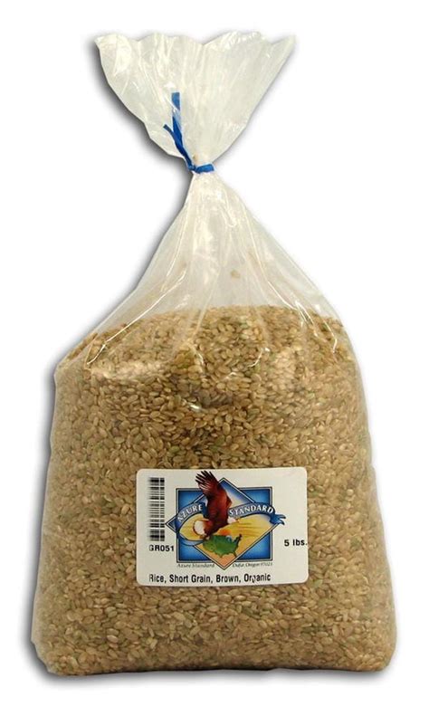 Buy Lundberg Rice Short Grain Brown Organic 5 Lbs Health Foods St