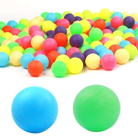 100 Stkspak Gekleurde Ping Pong Ballen 40mm 24g Entertainment