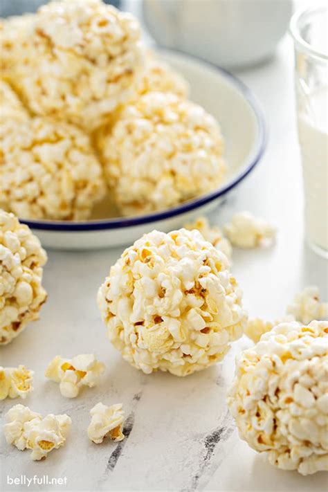 Old Fashioned Popcorn Balls Belly Full