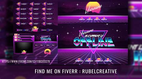 Rubelcreative I Will Design Twitch Overlay For Your Stream Platform