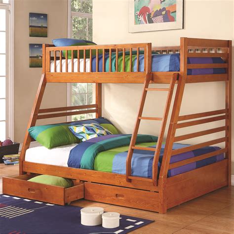 Coaster Ogletown Twin Over Full Bunk Bed Value City Furniture Bunk Beds