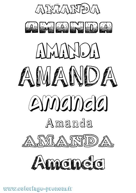 Amanda Name Coloring Pages Coloring Pages