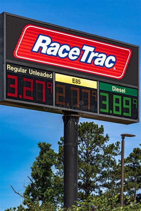Racetrac Gas Service Station Highway Sign Editorial Stock Photo Image