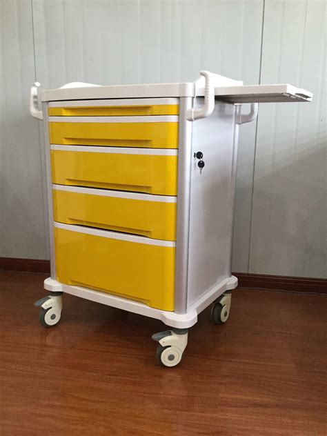 Mobile Emergency Medical Hospital Trolley Cart Drug Delivery Medication