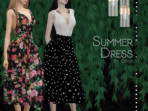 Summer Dress By Dissia At Tsr Sims 4 Updates