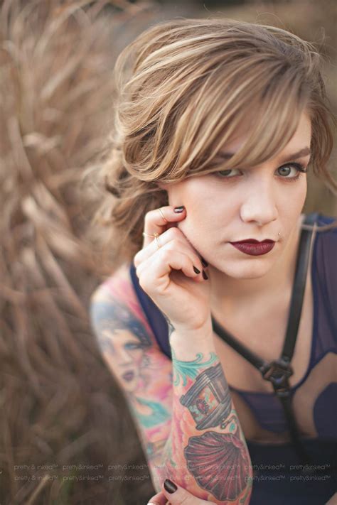 pretty and inked ~ suicide girl sarah grant pretty and inked tattoos photography art