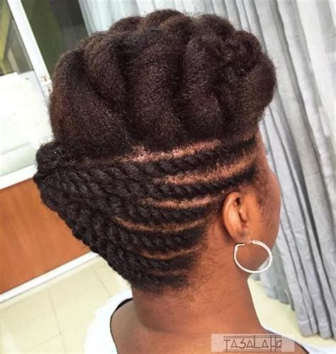 40 Flat Twist Hairstyles On Natural Hair With Full Style Guide Coils