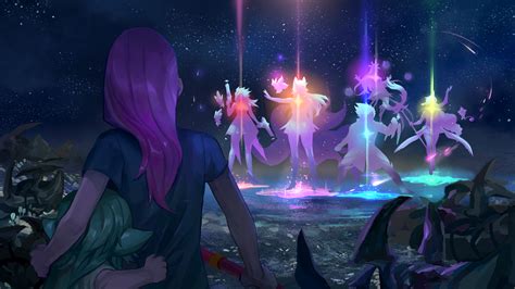 Suqling Kat Cky Star Guardians Story Illustrations For League Of