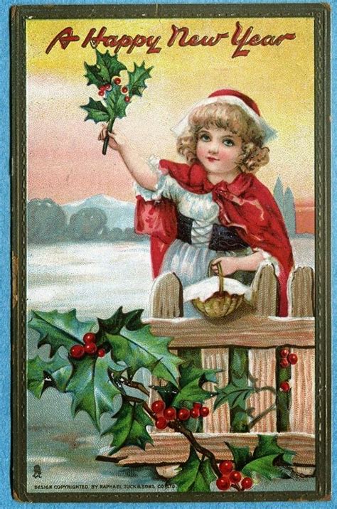 Cute And Beautiful Vintage New Year S Postcards ~ Vintage Everyday