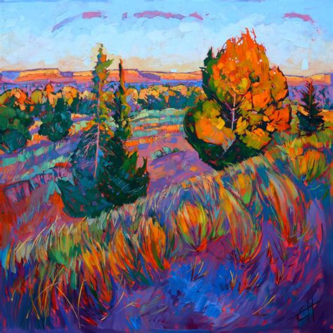 Art Nature Colorful Landscapes Paintings Impressionism
