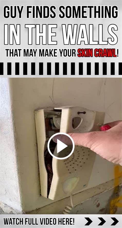 Guy Finds Something Strange In The Wall Of His Apartment Thatll Make