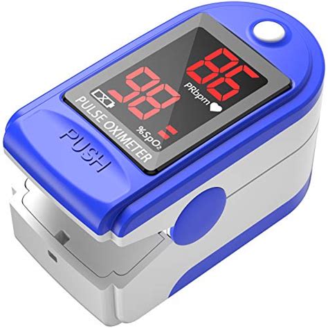 Ckeep Pulse Oximeter Fingertip Blood Oxygen Saturation Monitor With Led