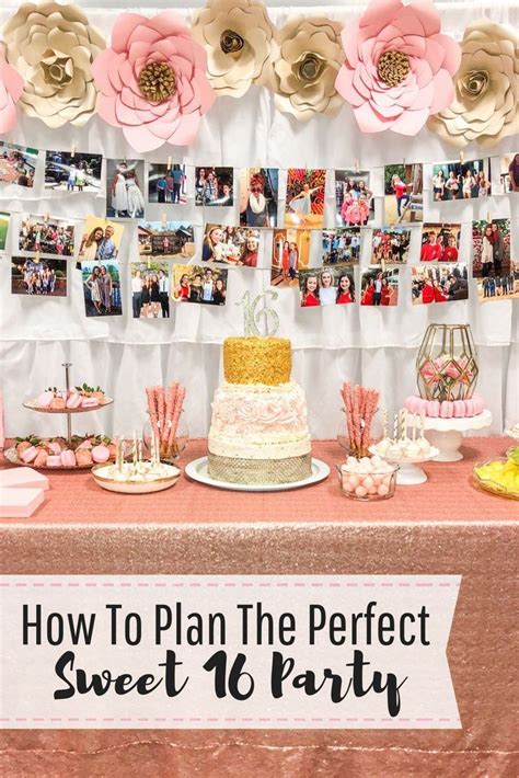 Pin By Jennifer Tate On 16th Birthday Decoration Ideas Sweet 16 Party