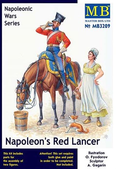 Buy Master Box Models Napoleon S Red Lancer Napoleonic War Series
