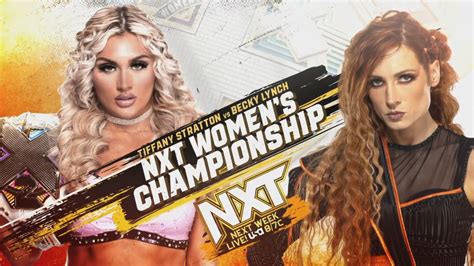Wwe Nxt Notes Becky Lynch Appears Womens Title Match Announced New Matches For No Mercy