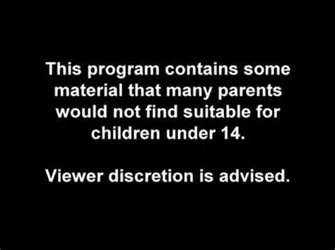 Syndication Viewer Discretion Is Advised Warning Remake YouTube