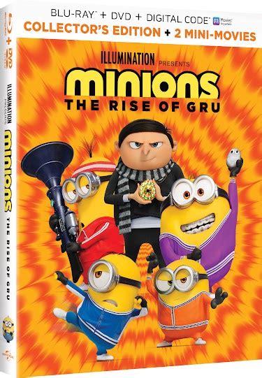 Minions The Rise Of Gru Available On Dvd Blu Ray 4k Uhd And Digital