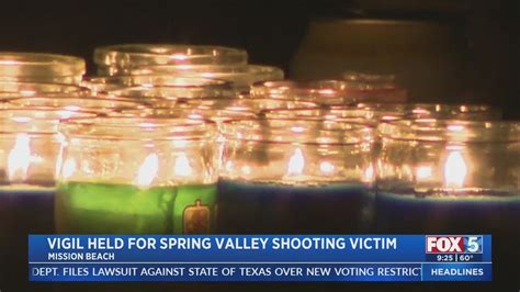 Vigil Held For Spring Valley Shooting Victim - YouTube