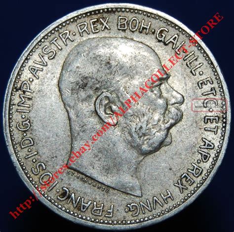 Austria 2 Corona 1912 Franz Joseph I Double Eagle Austrian Silver Coin
