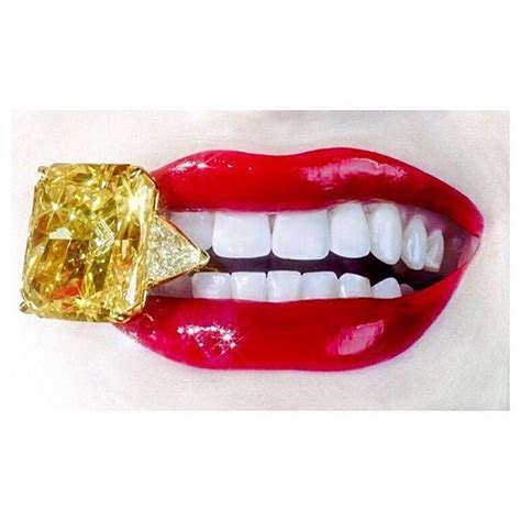 The Stone Set On Instagram Red Lips Pearly Whites And Canary