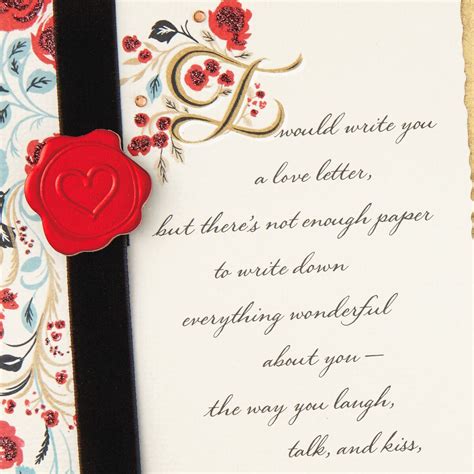 I Would Write You A Love Letter Valentines Day Card Greeting Cards