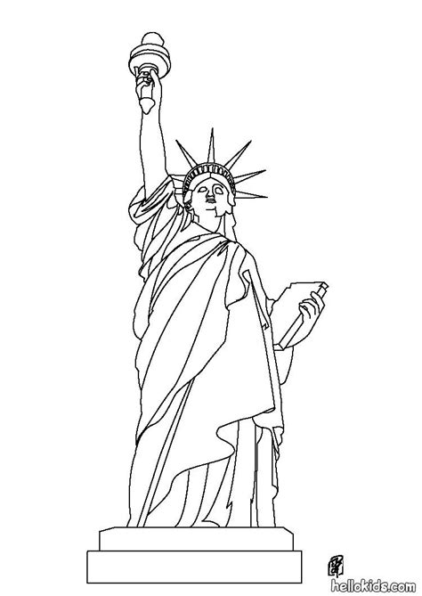 A continuous using of statue of liberty coloring page to print can be very good for them. THE UNITED STATES symbols coloring pages - Statue of ...