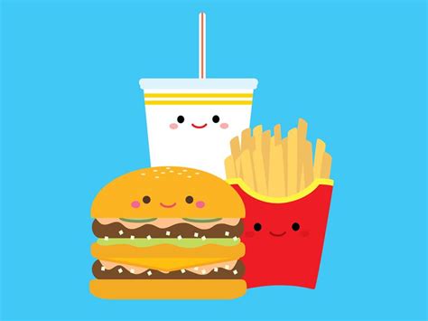 Big Mac Big Mac Kawaii Drawings Cute Illustration