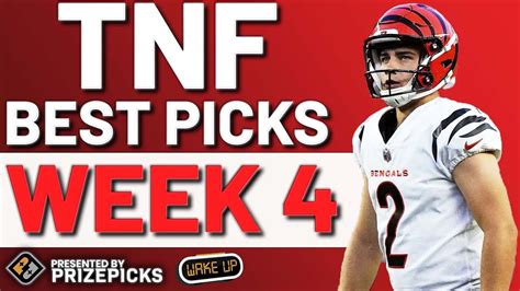 Best Week 4 Tnf Player Picks On Prizepicks Nfl Pickem Best Picks