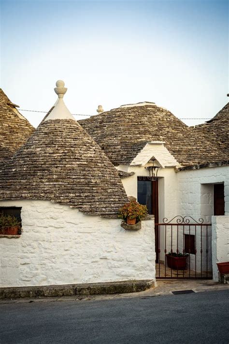Traditional Trulli Houses In Arbelobello Puglia Italy Stock Photo