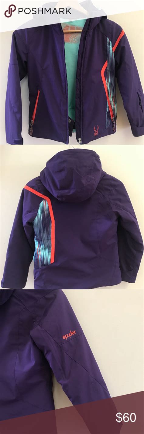 Spyder Purple Ski Snowboard Jacket Clothes Design Fashion Design