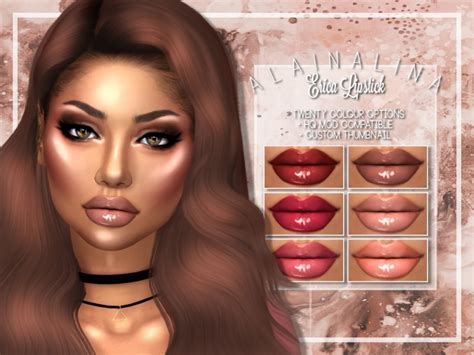 Erica Lipstick At Alainalina Sims 4 Updates