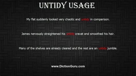 How To Pronounce Untidy With Meaning Phonetic Synonyms And Sentence
