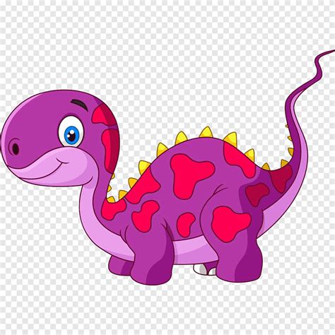 Purple And Pink Dinosaur Tyrannosaurus Dinosaur Cartoon Illustration My Xxx Hot Girl