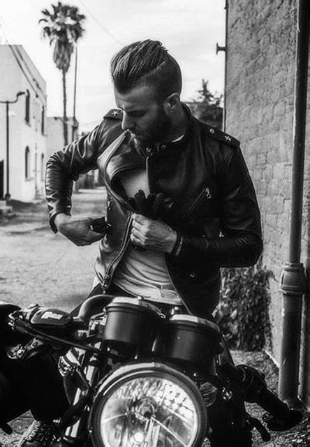 Rugged Menswear Biker Aesthetic Badass Aesthetic Motorcycle Men