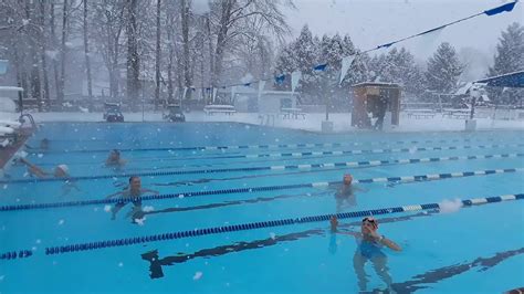 Snow Swim Fort Washington Swim Club Youtube