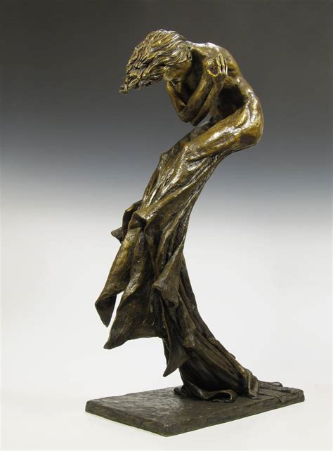shelter bronze figurative sculpture sculpture by daniel borup saatchi art
