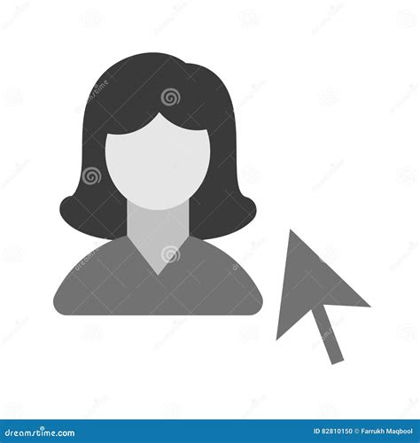 Select Female Profile Stock Illustration Illustration Of Website