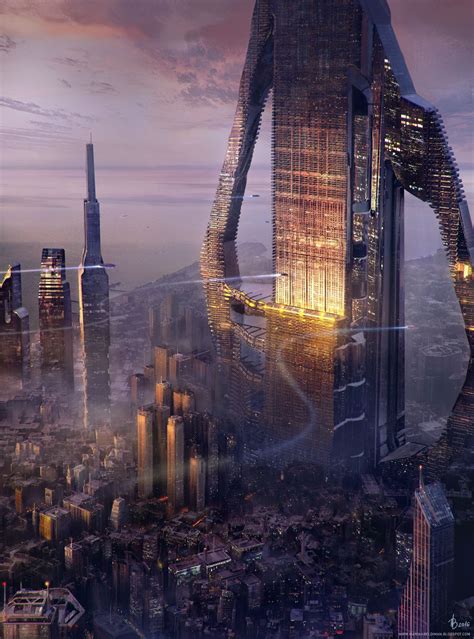 Scifi City Marina Beldiman Cyberpunk City Futuristic City
