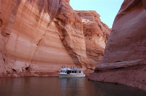 Tour Boat On The Waterway Deep Into The Canyon Picture Of Antelope